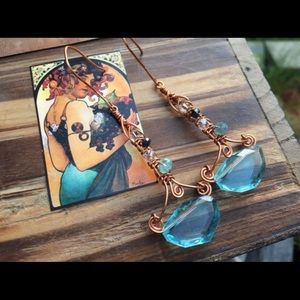 Ice Dapper Flapper Earrings